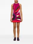 Мини-платье с абстрактным принтом Pucci, розовый - фото 2