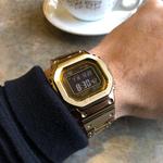Часы Casio G-Shock Full Metal GMW-B5000 Series, арт. GMW-B5000GD-9, золотой - фото 6