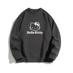 Худи HelloKitty Hello Kitty SS25 Unisex Sanrio, серо-белый - фото