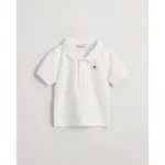 Поло с коротким рукавом Gant Shield 505186, белый - фото