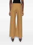 Chloé брюки широкого кроя, коричневый - фото 4
