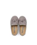 Мокасины для мальчика с кисточками из серратекса Pisamonas, серый - фото 5