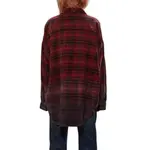 Рубашка в клетку R13, темно-красный - фото 5