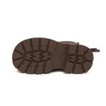 Нескользящие теплые высокие детские ботинки Budding, коричневый - фото 10