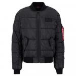 Куртка Alpha Industries MA-1 Puffer Bomber, черный - фото