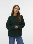 Джемпер Vero Moda VMBOOM O NECK PULLOVER, Pine Grove/Dark Green - фото 3