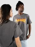 Футболка Thrasher Flame T-Shirt, charcoal - фото 5