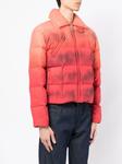 Пуховик с эффектом градиента ERL, оранжевый - фото 3
