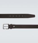 Замшевый ремень Brioni, кофе - фото 4