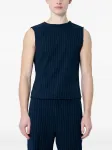 Полосатый топ без рукавов ENTIRE STUDIOS, синий - фото