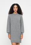 Платье JDY JDYRUE LIFE HIGH NECK DRESS, Medium Grey/Mottled Grey - фото