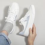 Дышащие низкие кеды из холста Warrior Unisex White Gray - фото 7