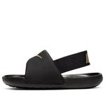 Тапочки kawa slide 'black metallic gold' Nike, черный - фото