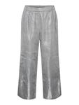 Широкие брюки Pieces GLITTY, серый - фото