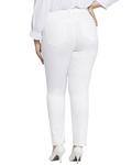 NYDJ Plus Sheri Оптик Уайт Слим Джинсы, белый - фото 2