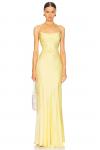 Платье-Драпировка entice Nookie, желтый - фото
