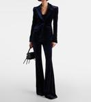 Бархатный блейзер Alex Perry, Midnight - фото 2