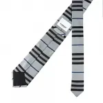 Галстук мужской Burberry, серый - фото 3