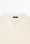 Джемпер Massimo Dutti V-NECK, Beige - фото 7