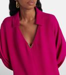 Шелковое платье Cady Couture Valentino, Cynique - фото 4