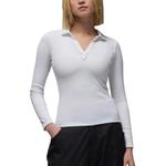 Трикотажная женская футболка Jordan бело-черная - фото 2