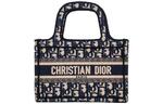 Женская сумка Dior BookTote, синий/белый - фото