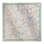 HERMES Шелковый  шарф Unisex Green - фото 7