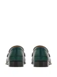 Кожаные лоферы Ferragamo, зеленый - фото 3