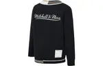 Свитер Mitchell & Ness Branded Contrasting V-Neck Sweater 'Black', черный - фото 2