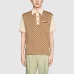 Рубашка поло мужская хаки Gucci, хаки - фото 2