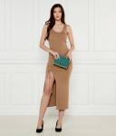 Сумка-мессенджер/клатч Kurt Geiger Kensington кожаная на цепочке, зеленый - фото 3