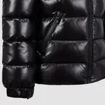 Пуховик черный детский Moncler - фото 5