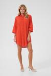 Платье-рубашка Kaffe, оранжево-красный - фото 3