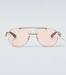 Солнцезащитные очки-авиаторы Bottega Veneta - фото