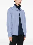Поплиновая куртка-рубашка SACAI, синий - фото 3