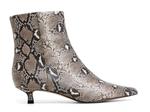 Ботинки Aldo Joanaa Bootie, Black/Grey/White Snake Print - фото 4