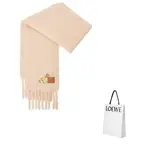 LOEWE Кроличий шарф, Pink - фото