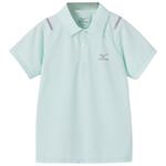 Футболка для младших школьников Mizuno, зеленый - фото