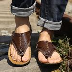 Шлепанцы мужские Bindu, коричневый - фото 6