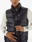 Дутый жилет на молнии La Martina, черный - фото 3