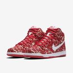 Кроссовки Nike SB Dunk High PRM 'Raw Meat', красный - фото 2