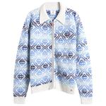 Space dye monogram zip up Casablanca, синий - фото