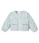 Вельветовый жакет с цветочным принтом Jouliane Louise Misha, Velvet Cream Aster - фото