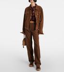 Кожаные шнурованные ботинки St Moritz Prada, Ebano - фото 3