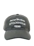 Бейсболка с логотипом Acne Studios, черный - фото
