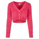 Кардиган Urban Classics Cropped Feather, розовый - фото 3