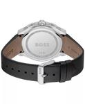 Мужские часы Peak 2.0 Quartz Chrono, черные кожаные часы, 45 мм Hugo Boss, черный - фото 3