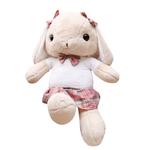 Плюшевая кукла JK Skirt Rabbit Dolls Mocha duck, хаки - фото