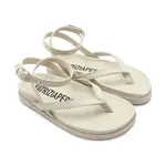 Кожаные сандалии Patrizia Pepe, экрю - фото 2