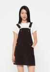 Платье Tommy Jeans SCRIPT DUNGAREES DRESS, Rich Brown/Brown - фото